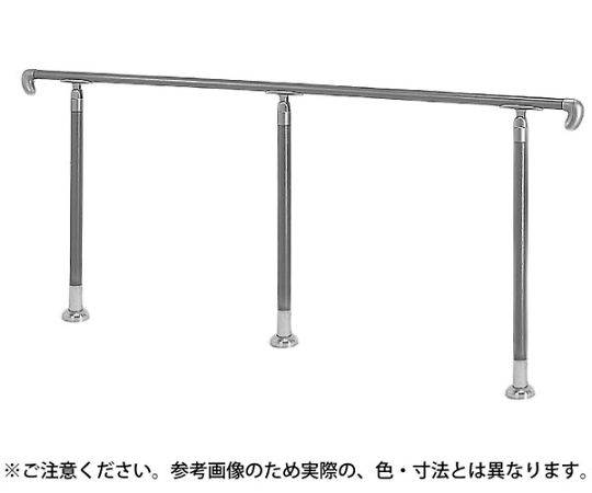 アプローチ手摺(B)チーク・シルバー