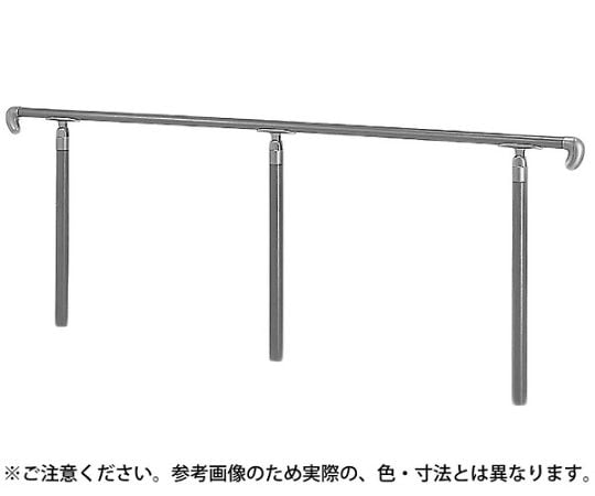 アプローチ手摺(U)チーク・シルバー