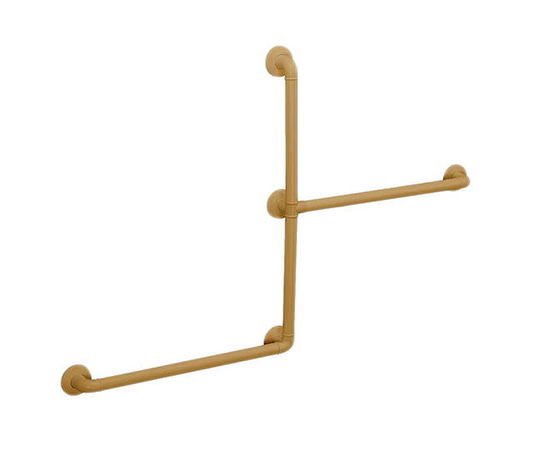 どこでも手摺Z形ブラウン