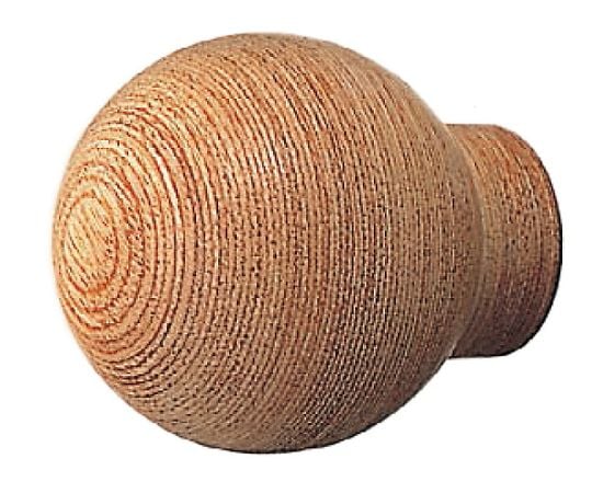 ボールツマミ　中　白木ウッド