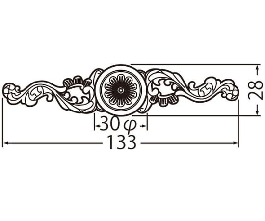 オーロラ座付ツマミ　小　GB