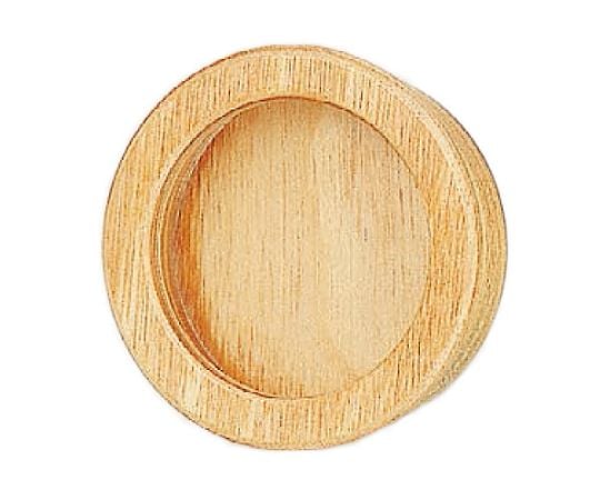 平面丸手掛45ミリ白木ウッド