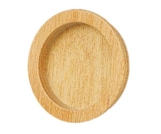 平面丸戸引手60径白木ウッド