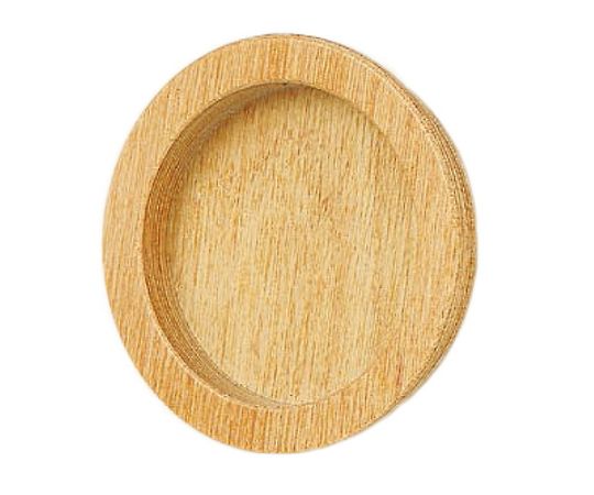 平面丸戸引手45径白木ウッド