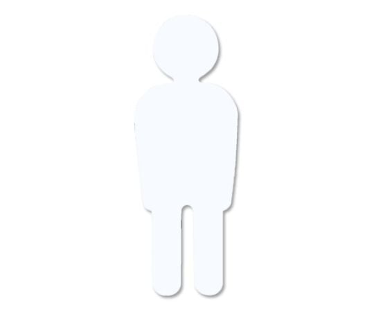 トイレマーク男白