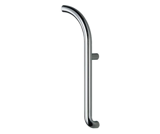 シロクマ J形丸棒取手 550ミリ 左 ミガキ シロクマ J形丸棒取手(左)両面用 32Φ No.109L（左） サイズ