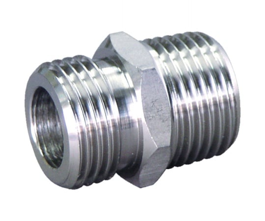 61-9580-10 フレキ用ニップル(Pニップル) ステンレス製 PF1/2×PT1/2 PN