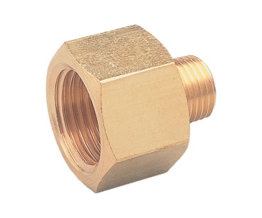 異径内外ソケット PT1/8(外)×PT1/4(内)