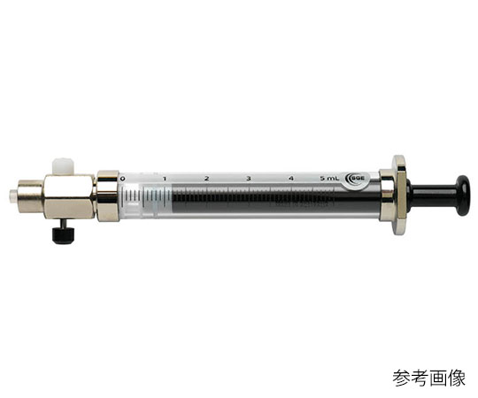 ガスタイトシリンジ(バルブ付)　25mL 009472　ルアーロック針用バルブ付