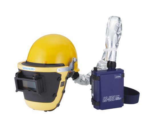 電動ファン付き呼吸用保護具（墜落落下時保護用） 溶接作業用ヘルメットライナー入り LS-355WP;SAZ