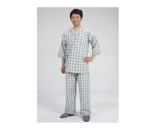 寝巻き　セパレートタイプ　タータングリーン　Mサイズ