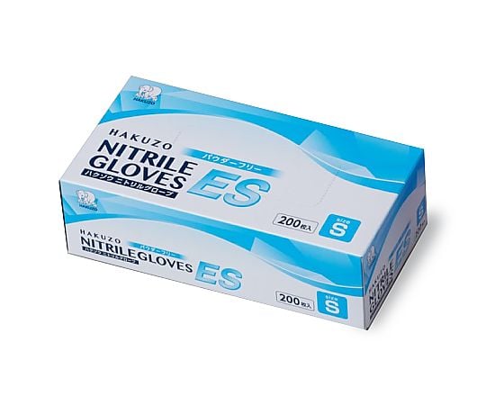 ハクゾウニトリルグローブＥＳパウダーフリー　Ｓ　１箱（２００枚）