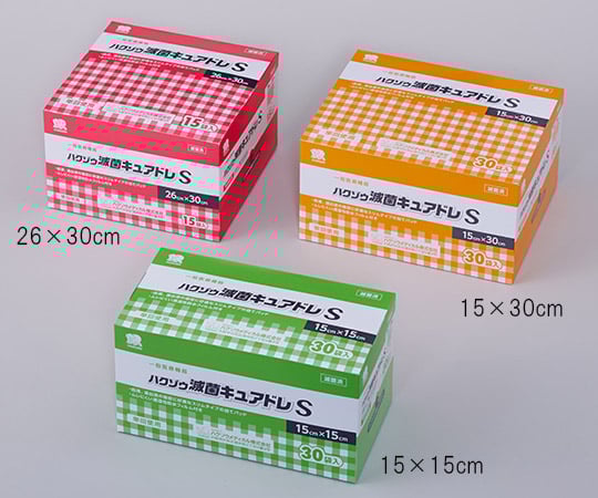 ハクゾウ滅菌キュアドレS 15×30 30枚