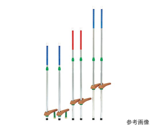 61-9673-72 カラー竹馬スライド式150 赤 T2120R 【AXEL】 アズワン