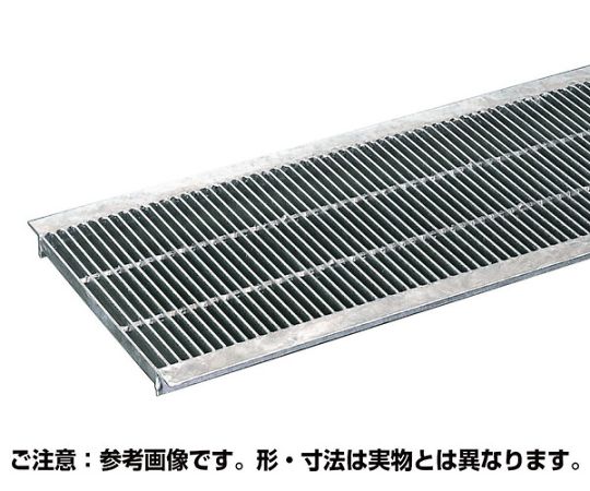 溝蓋グレーチング 細目プレーンタイプ U字溝用 14t以下 190×995×25mm