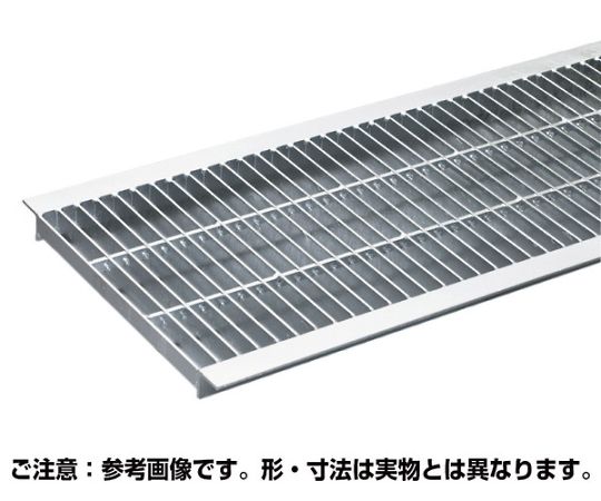溝蓋グレーチング 中間目プレーンタイプ U字溝用 歩道用 290×995×19mm
