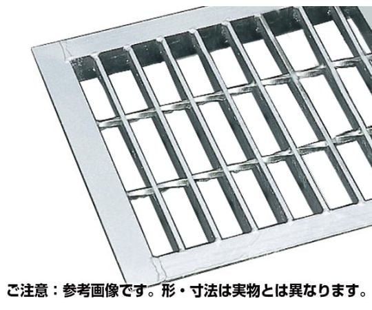 桝蓋グレーチング 並目プレーンタイプ 改良桝用 2t以下 285×339×25mm