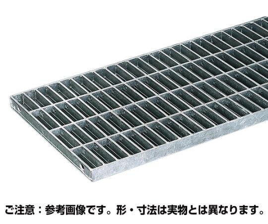 61-9700-84 溝蓋グレーチング 並目プレーンタイプ 側溝用 14t以下 200