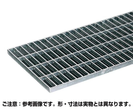 61-9701-10 溝蓋グレーチング 並目ノンスリップタイプ 側溝用 20t以下 200×995×25mm OKGX-5 20-25 【AXEL】  アズワン