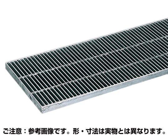 61-9701-54 溝蓋グレーチング 細目プレーンタイプ 側溝用 20t以下 450×995×38mm OKG-P5 45-38 【AXEL】  アズワン