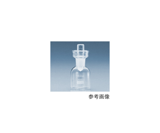 61-9717-70 フランびん（ガラスカップ付） 100mL 25本 1651FBT100