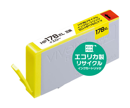 Discontinued］Recycled Ink for HP CB325HJ Compatible Yellow (Dye