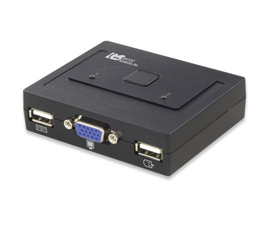 ラトックシステム61-9747-88　USB接続 ケーブル一体型 2台用　REX-230U