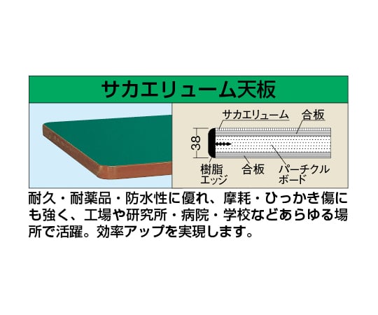 61-9754-54 重量用天板 38t サカエリューム天板 W-1280FTC 【AXEL