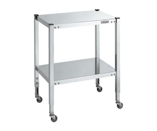 ステンレスフリーワゴン高さ調整タイプ 棚板フラット型仕様