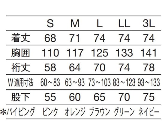 61-9869-05 患者衣（上衣・男女兼用） ブルー×オレンジ M 285-98 M