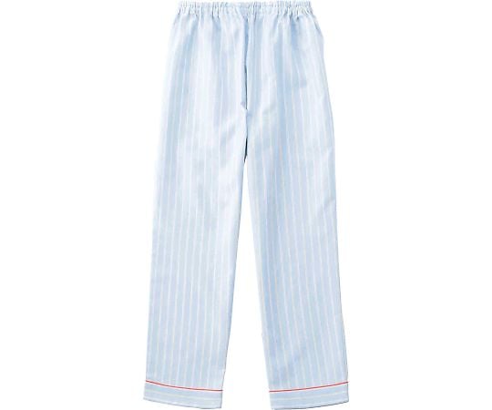 患者衣（スラックス・男女兼用）　ブルー×ピンク　S