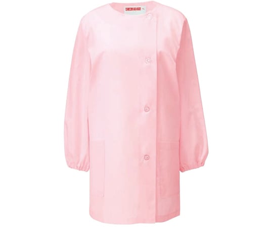 2枚セット　女子調理衣　長袖　ピンク　3L　750-33 　レディース　業務用⑵