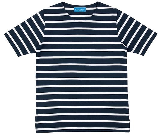 S/S Border T-Shirt (GRAY × BLACK) M