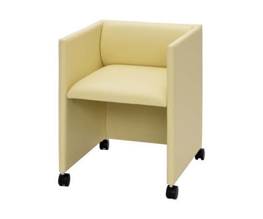 キャスター付応接チェア アイボリー