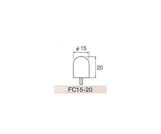 ビップ商工 軸付フェルト FA10-14 (61-9989-08)-