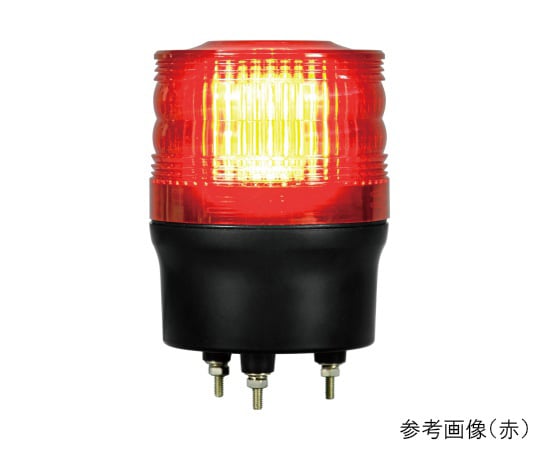 61-9996-34 LED回転灯φ90 ニコトーチ・90高輝度(赤) AC100～200V VK09R