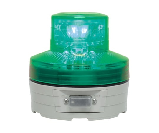 61-9996-98 電池式回転灯 φ76 ニコUFO(緑) 手動 VL07B-003AG