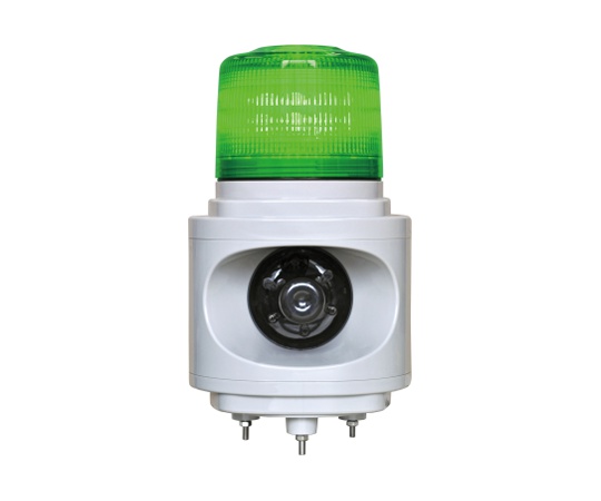 音声合成報知器付LED回転灯 ニコボイス(緑) AC100V