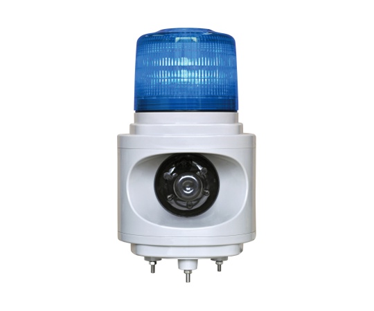 音声合成報知器付LED回転灯 ニコボイス(青) AC100V