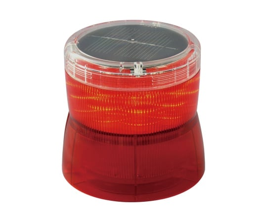 ソーラー式回転灯 ニコソーラー(赤) バッテリータイプ