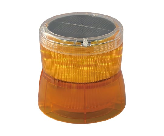 ソーラー式回転灯 ニコソーラー(黄) バッテリータイプ