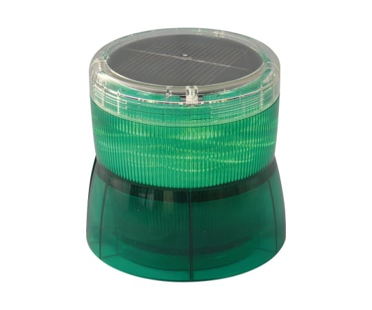 ソーラー式回転灯 ニコソーラー(緑) バッテリータイプ