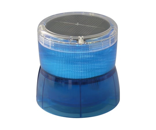ソーラー式回転灯 ニコソーラー(青) バッテリータイプ