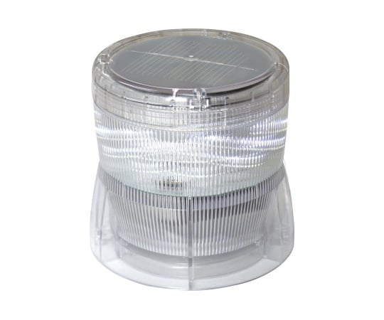 ソーラー式回転灯 ニコソーラー(白) バッテリータイプ