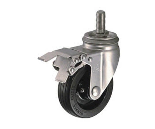 ＳＵＳねじ込みＳＰ付ゴム車