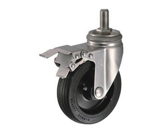 ＳＵＳねじ込みＳＰ付ゴム車