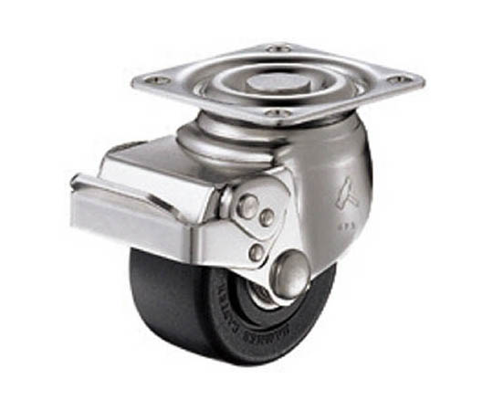 オールステンレス　低床式重荷重　自在ＳＰ付　ナイロンＢ入り６５ｍｍ