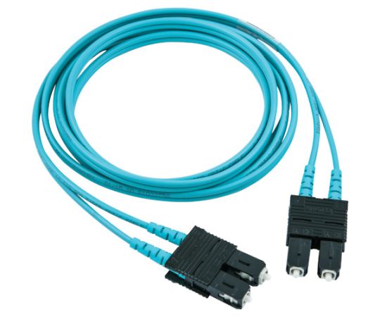 光ファイバーパッチコード　ライザー　OM3　両端SCデュプレックス　3M　1本