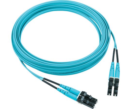 光ファイバーパッチコード　OM3　両端LCデュプレックス　ライザー　5M