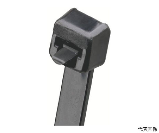 リリースタイ 取り外し可能ナイロン結束バンド 耐候性黒 50本入